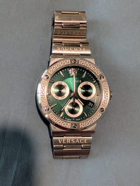Versace Other - Versace Men's Greca Logo Chronograph Watch